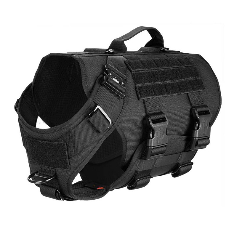 Mascotas transfronterizas perro militar mediano y grande correa táctica para el pecho para perros correa para perros correa para perros cadena para perros al por mayor