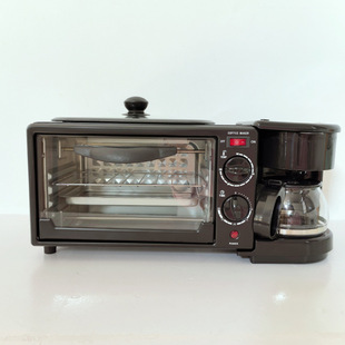 Multifunctional Household Three-In-One Breakfast Machine Coffee Machine Bread Machine Intelligent Timed Baking Electric Oven