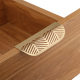 Supply Leaf Shape Zinc Alloy Handle Nordic Simple Punch-free Drawer Handle Copper Furniture Hardware Handle