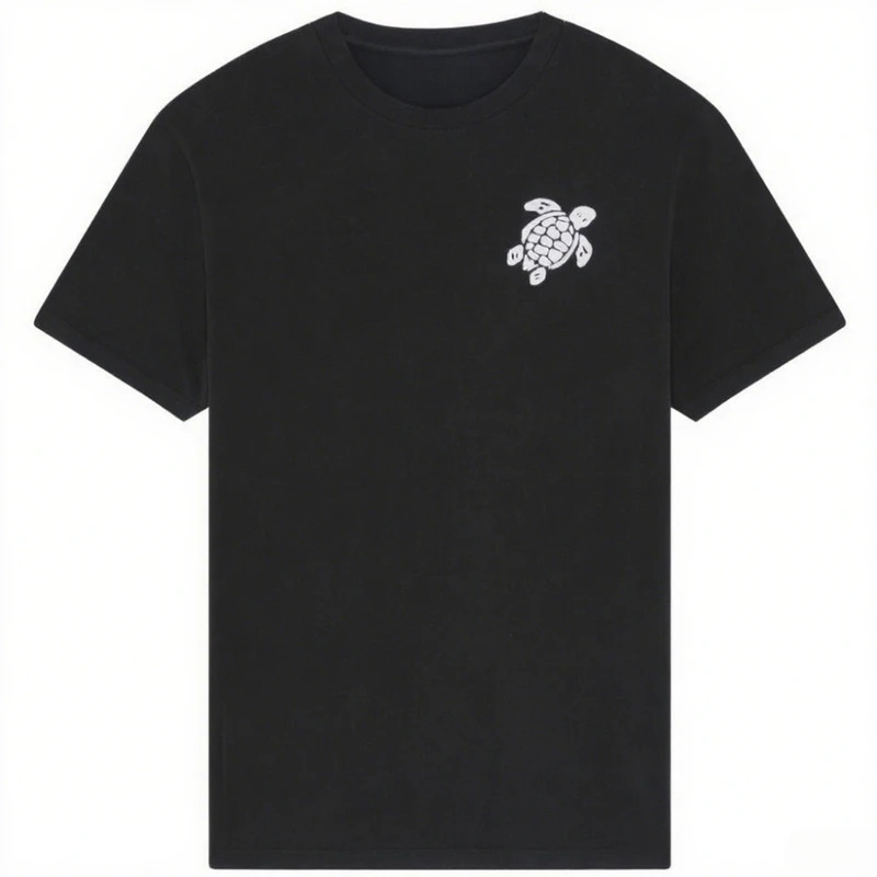 Cross-border pure cotton short-sleeved Men's T-shirt summer 100_…