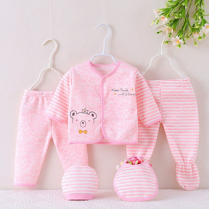 Аньян внешнеторговые поставки детского молочного шелка из пяти предметов комплект для новорожденных с мягкой флисовой подкладкой толстый шелковистый Детский комплект из пяти предметов