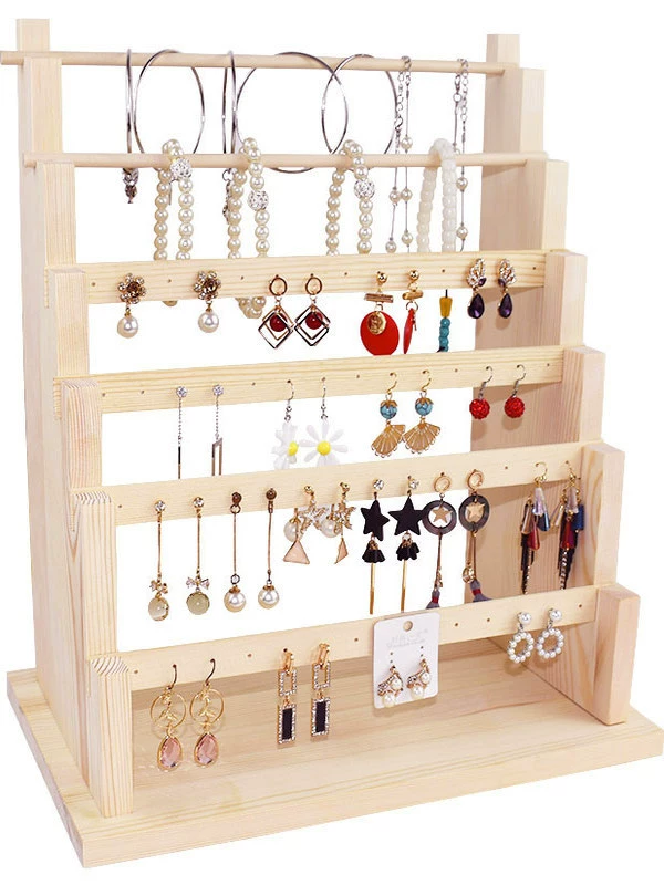 Настенная подставка для сережек, картонная подставка для хранения, держатель для браслетов и украшений, аксессуар для демонстрации бижутерии
