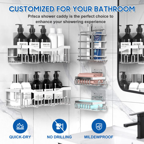 Cross-border Electric Toothbrush Storage Rack Hole-free Shower Rack Dental Tools Toilet Bathroom Toothbrush Rack Amazon