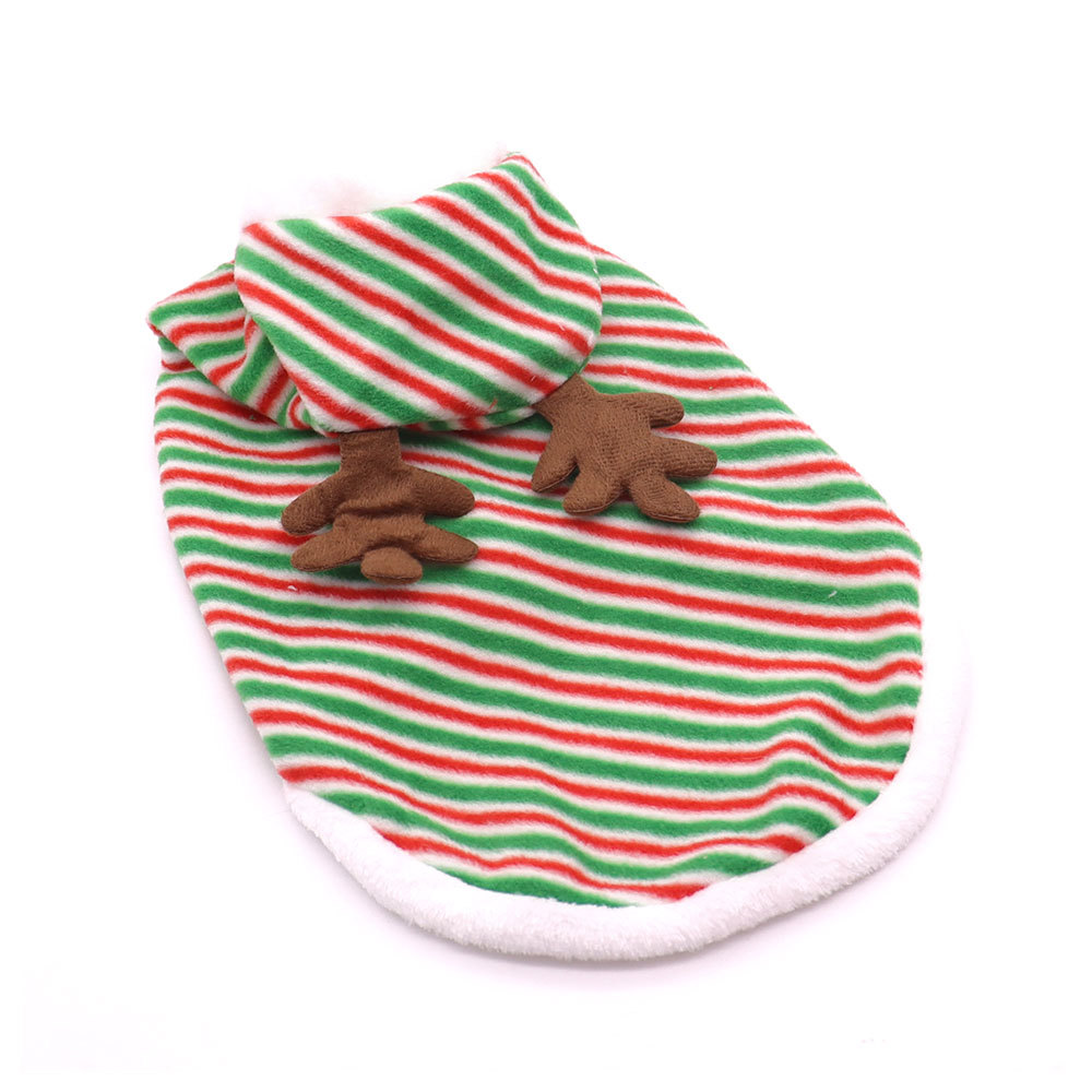 Ropa para mascotas, ropa para perros de Navidad, perros pequeños cálidos, lucha contra la ley, coki, sombrero de Navidad, gatito, ropa de otoño e invierno