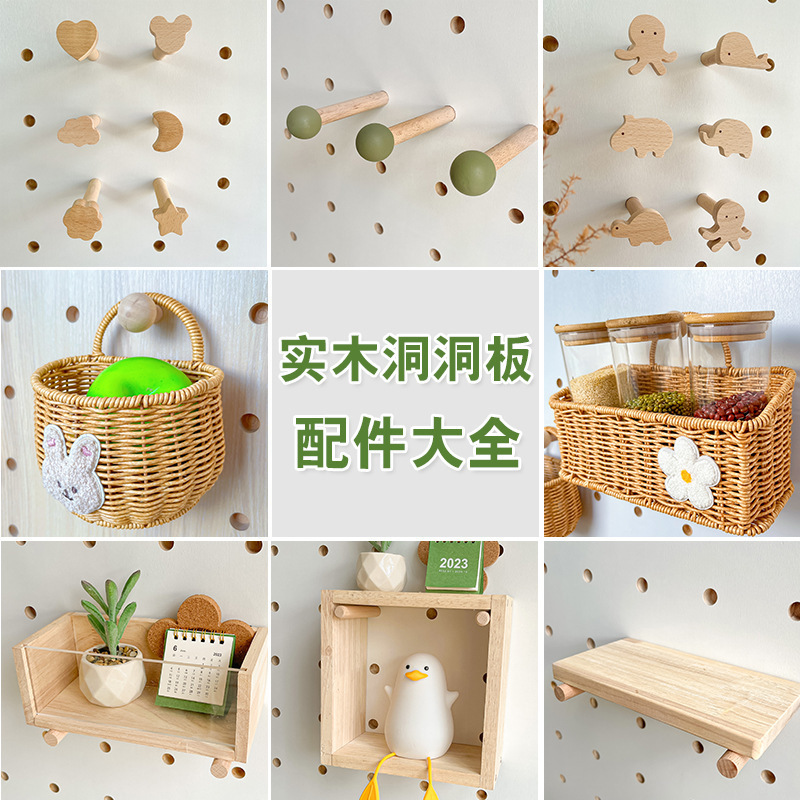 Pegboard Accessories Solid Wood Universal Hook Storage Rack Wooden Round Hole Matchstick 15 Wooden Sticks Pegboard Pegs Without Nails Pegboard Accessories Solid Wood Universal Hook Storage Rack Wooden Round Hole Matchstick 15 Wooden Sticks Pegboard Pegs Without Nails