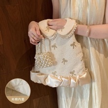 女童连衣裙冬季夹棉小香风洋气背心裙2025洋气新款女宝宝周岁礼服