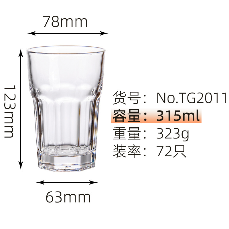 315ml 72 개/박스 6 개/박스 2011