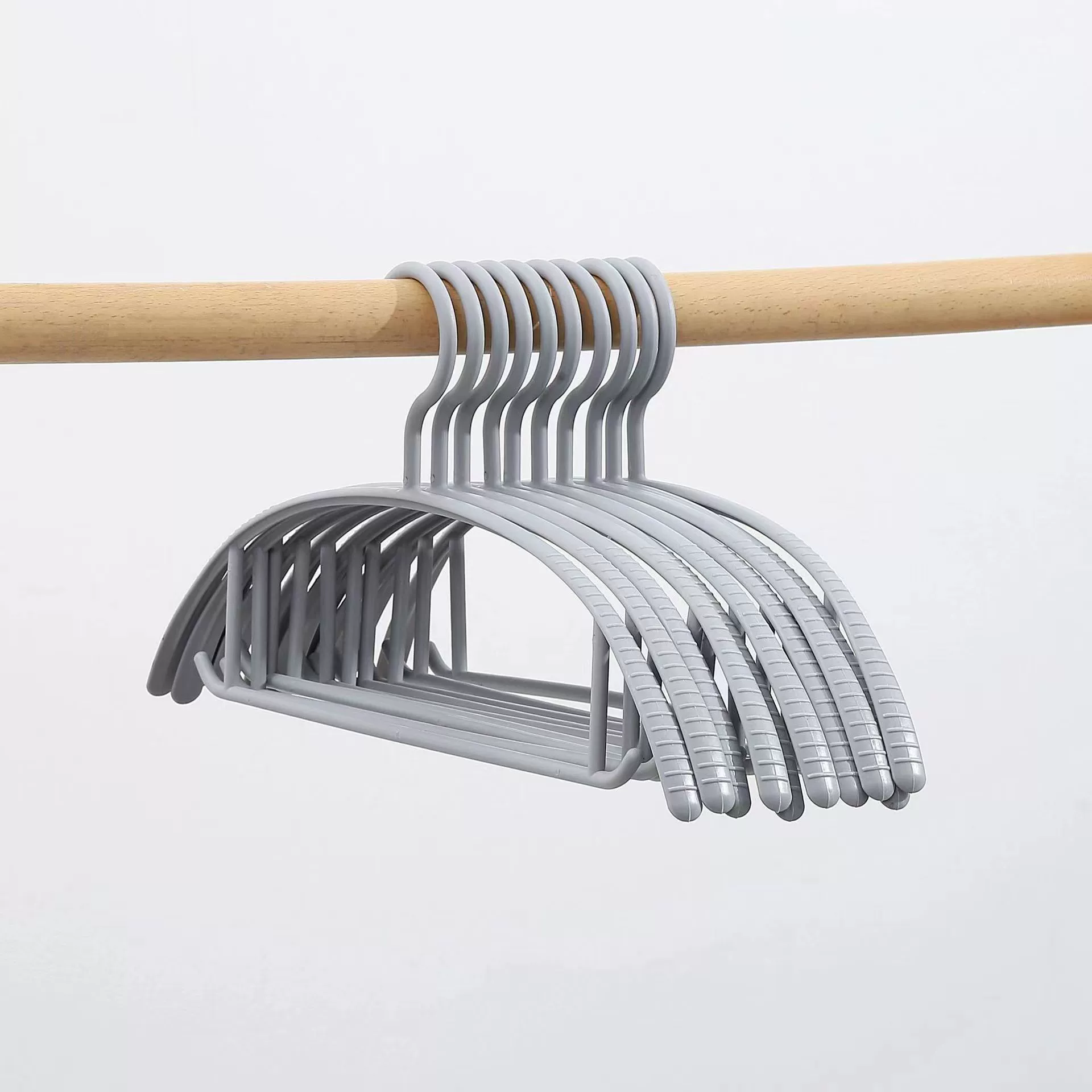 Non-slip Plastic Hanger, Universal 19.25×10 cm, Space-saving Drying Rack