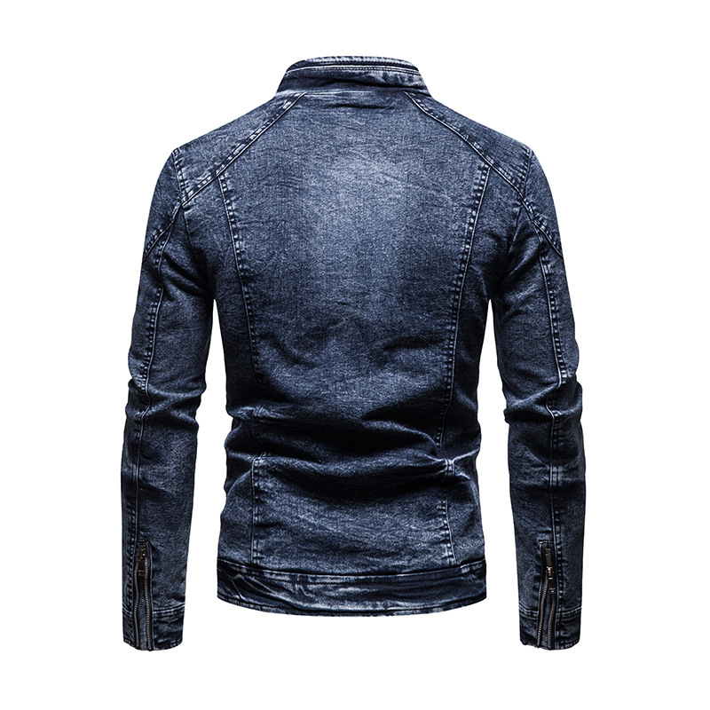 Men's Clothing Trendy Cotton Slim Men's Retro Trendy Denim Jacket Clothes _voghion.com
