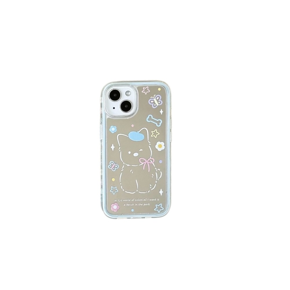 Cachorro simple de West Highland para iPhone15/16 funda para teléfono móvil 15ProMax nuevo 16Pro pareja 14 mujer 13