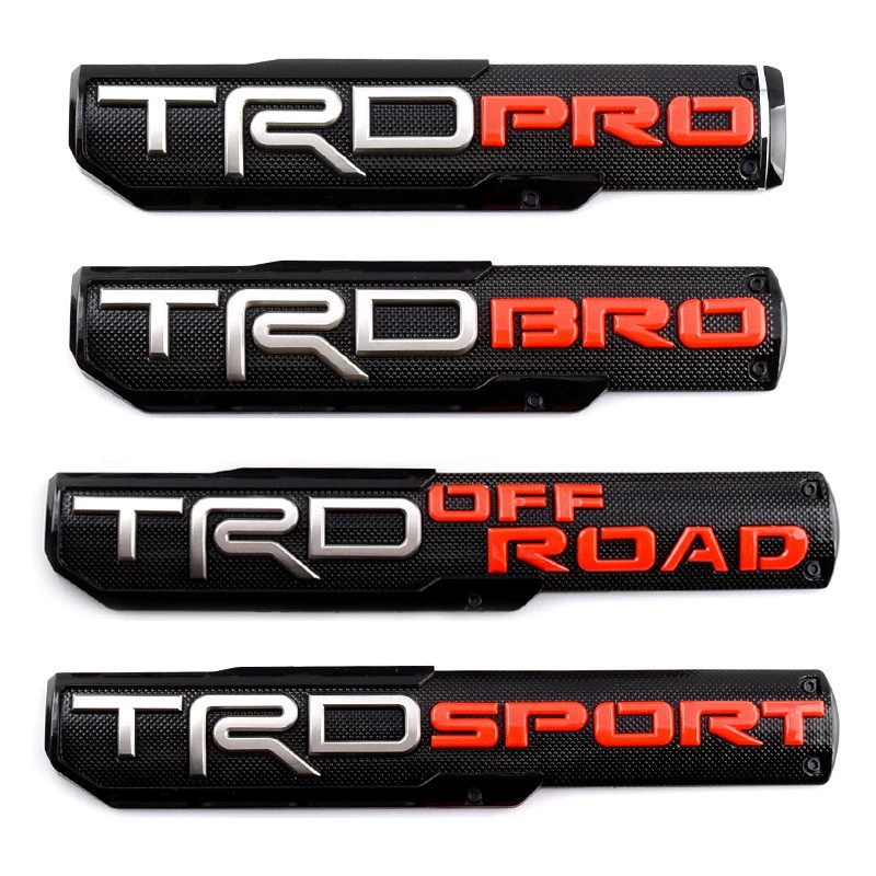 Подходит для логотипа автомобиля Toyota Tundra TRD PRO, модифицированная этикетка SPORT TRDBRO, боковая этикетка на крыло автомобиля