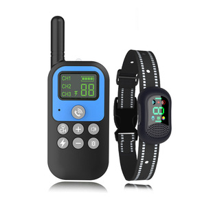 Cross-border Pet Products Amazon Hot Pet Trainer Bark Stop Dog Trainer Electric Shock Collar Time Intercom