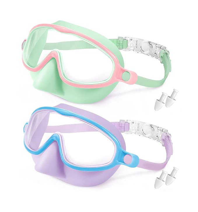 600A-어린이-(민트그린핑크투명+보라색파랑투명)+귀마개