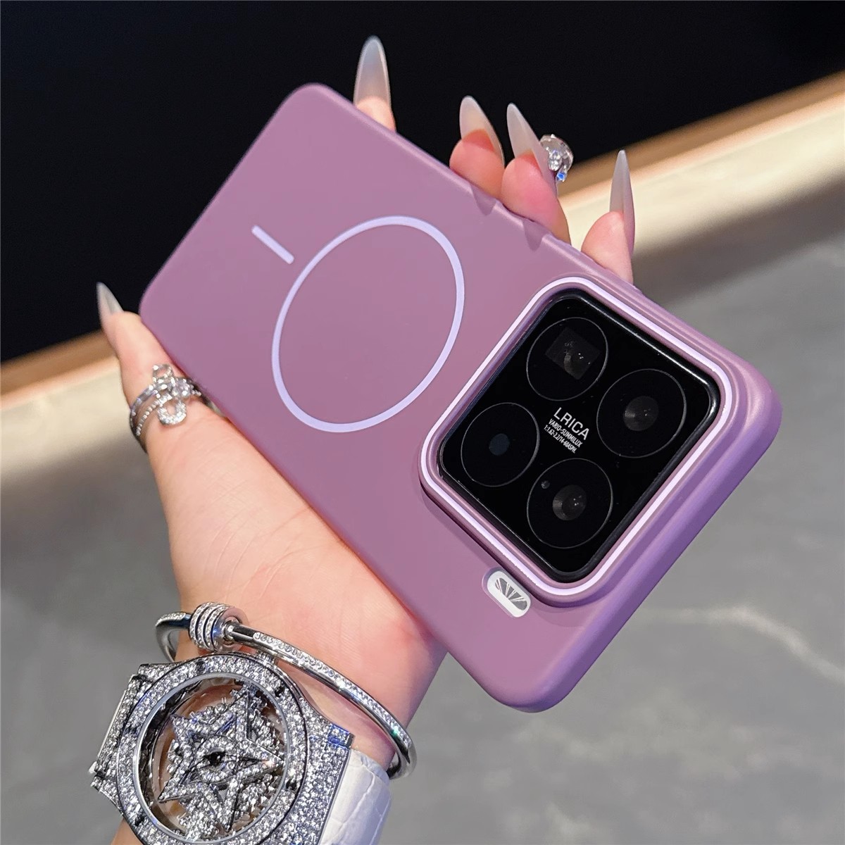 Sunset Purple [soft skin feel + fine circle magnetic attraction]