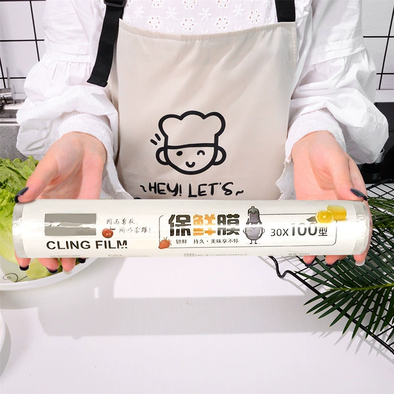 Бытовая пищевая пленка, упаковочная пленка для еды на вынос, одноразовая пищевая пленка для фруктов и овощей, пластиковая пленка для кухонного холодильника