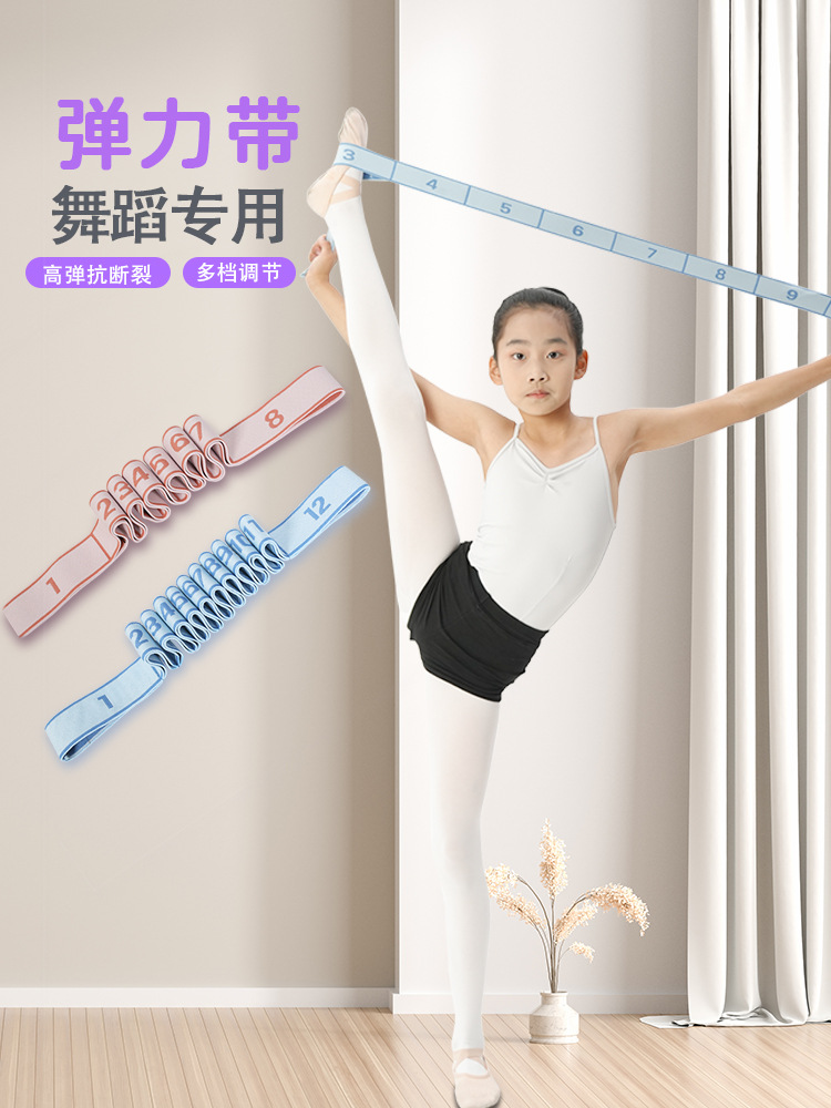 Dance Resistance Band with 8 Segments, 10 Segments, 12 Segments, Yoga Resistance Band for Shoulder Opening, Professional Grade