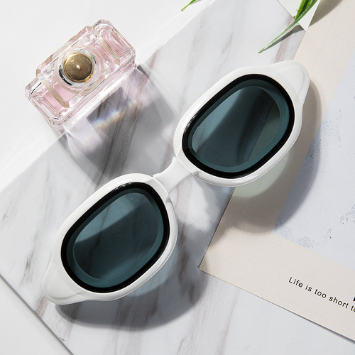 COPOZZ High-Definition Waterproof Anti-Fog Goggles Set with Wide Frame Swimming Goggles for Men and Women, Diver Goggles