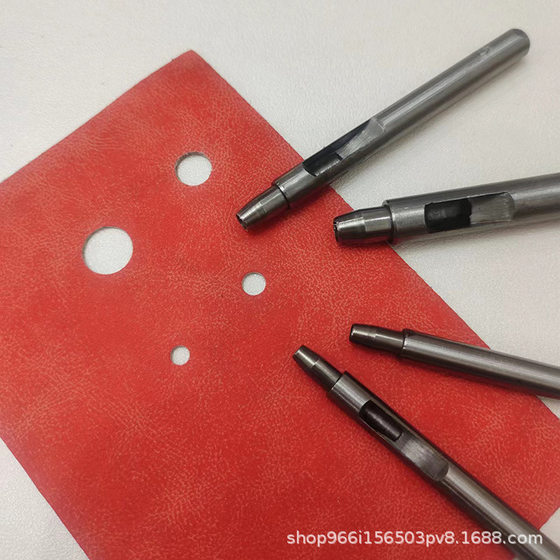 Belt punch fine mouth alloy steel straight mouth section punch leather belt strap punch round hole punch manufacturers direct supply