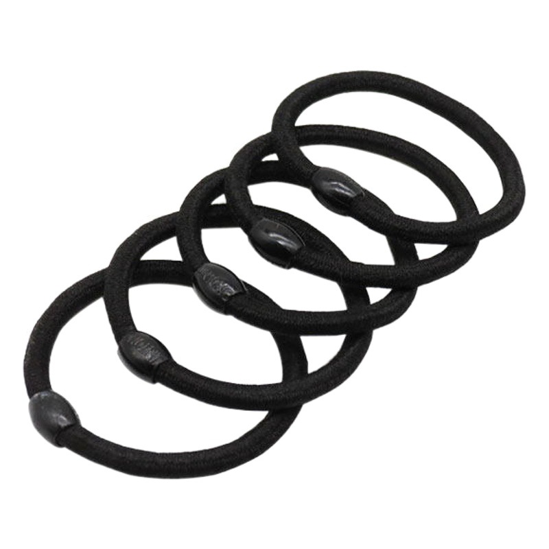 Lazo del pelo cuerda de pelo banda de goma Cola de Caballo corbata cabeza alta elástica durable cubierta de cuero simple cuerda de pelo accesorios para el cabello al por mayor