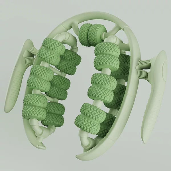 26-Wheel Leg Massager Ring Leg Clamp Roller Calf Muscle Relaxation Leg Beauty Device Massage Slimming Leg Yoga Wheel
