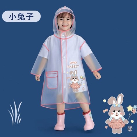 儿童雨衣新款斗篷式男童女童防水学生上学幼儿园宝宝雨披全身防水|undefined