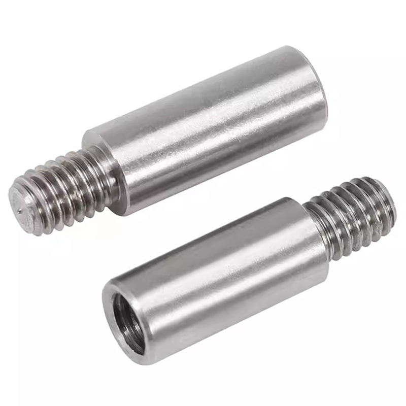 304ステンレス円形スタッド延長シングルヘッドナット変換径ねじ母隔離柱M2345M6M810|undefined