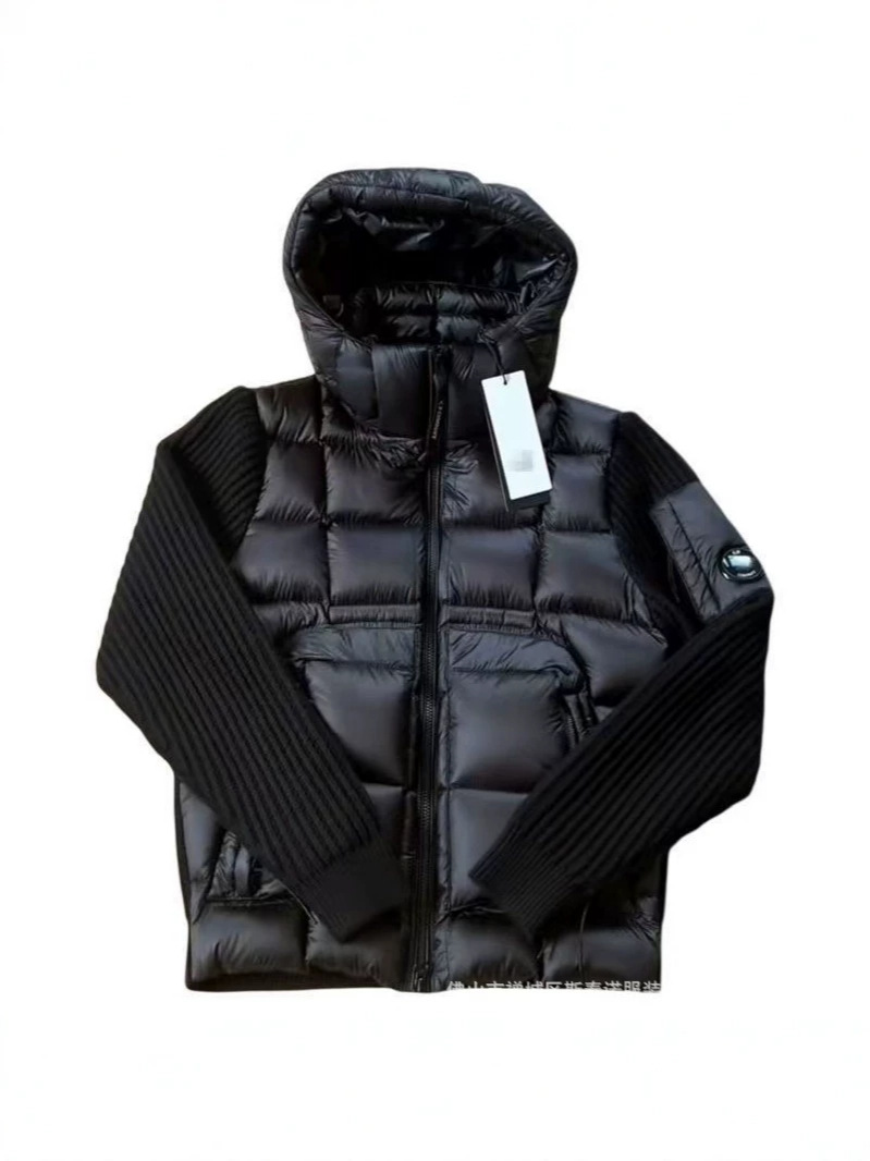 Qadın və kişi üçün toxunma yaxalı aşağı çəkili aşağı jaket