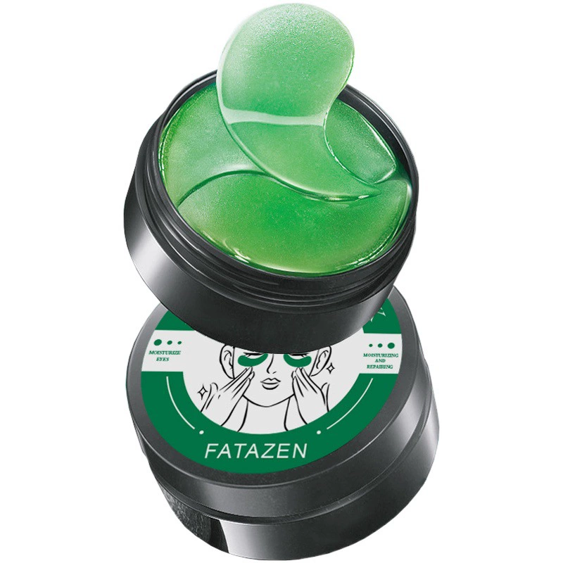 Кристаллическая маска для глаз из морских водорослей для устранения темных кругов и линий вокруг глаз, укрепляющая маска для глаз с тонкими линиями, повязка для глаз, увлажняющая и увлажняющая повязка для глаз