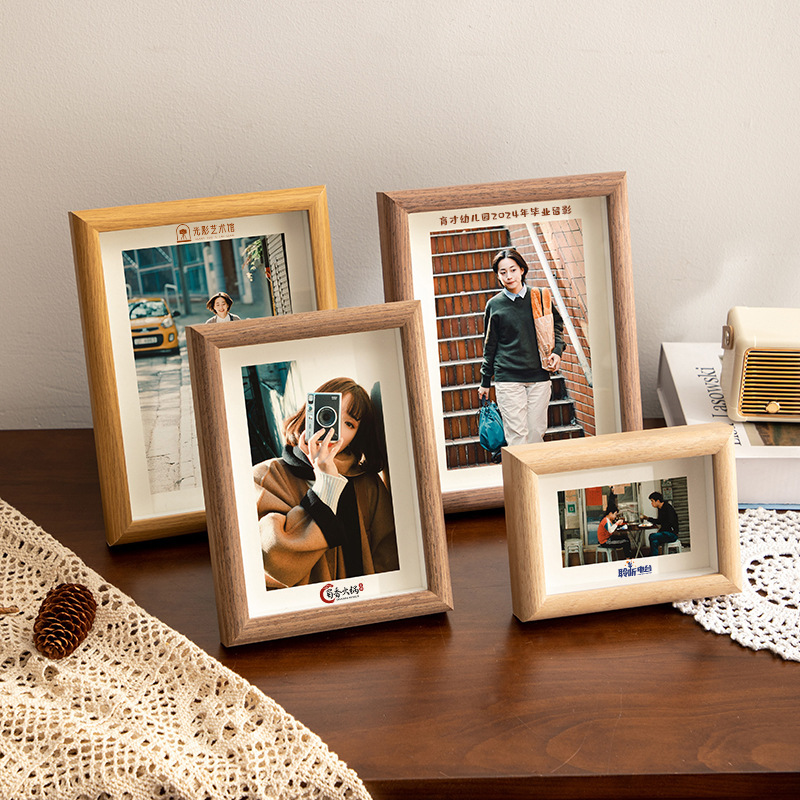 Hollow three-dimensional photo frame table empty frame 6 inch 7810 inch cross-border diy custom frame wall glass A4a3 ornaments