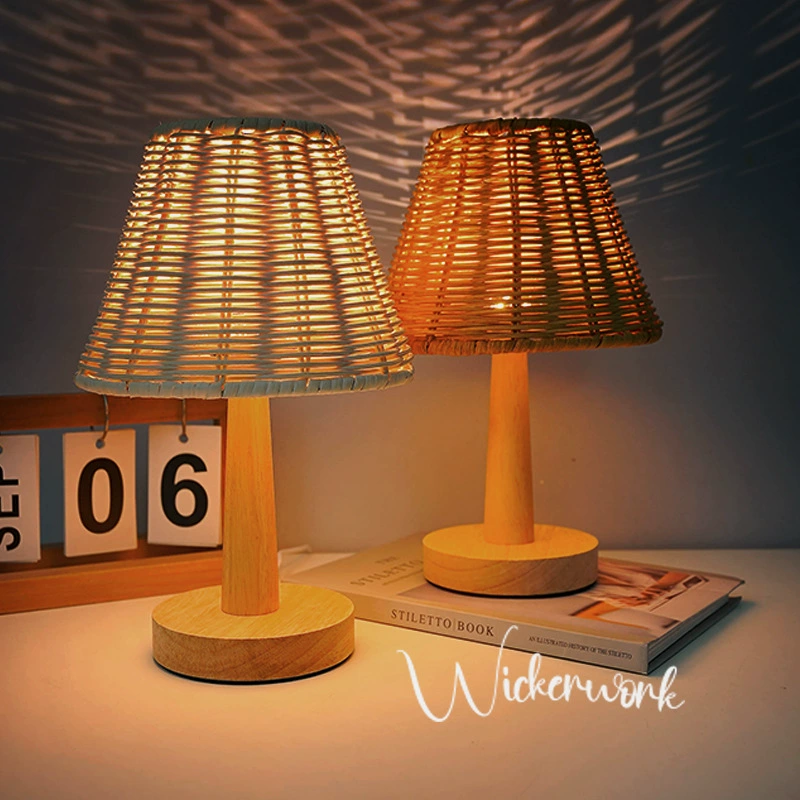 Night light, retro table lamp for bed, Chinese style