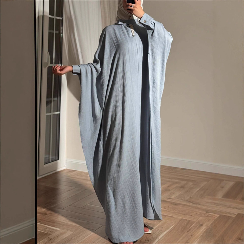2025 Aliexpress Turkey Autumn/Winter Elegant Simple Fashion Robe Dress