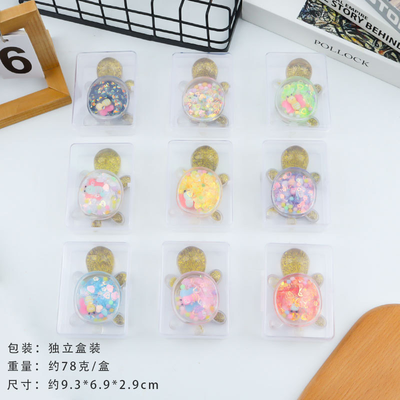 Good Bestie 더블 레이어 유사 작은 황금 거북이 상자