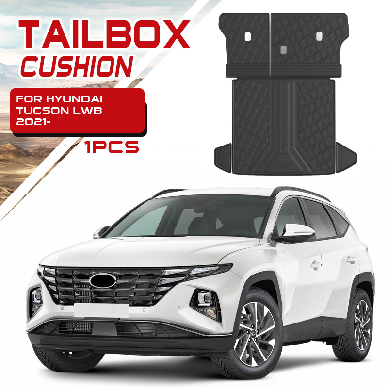 2021-Juego de 3 piezas de respaldo con cojín de caja trasera Tucson