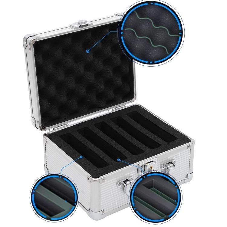 알루미늄 합금 하드 디스크 저장 상자 3.5 인치 | 2.5 인치 모바일 하드 디스크 보호 상자 기계적 하드 디스크 저장 방습 상자