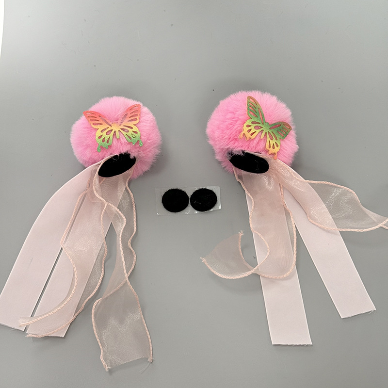 Motuoche – Auto Parts and Accessories Bow Streamer Bun - bun-bow-peach-pink-streamer