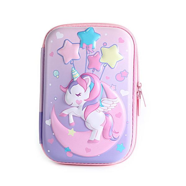 Cartoon cute three dimensional capacious children's pencil case for…