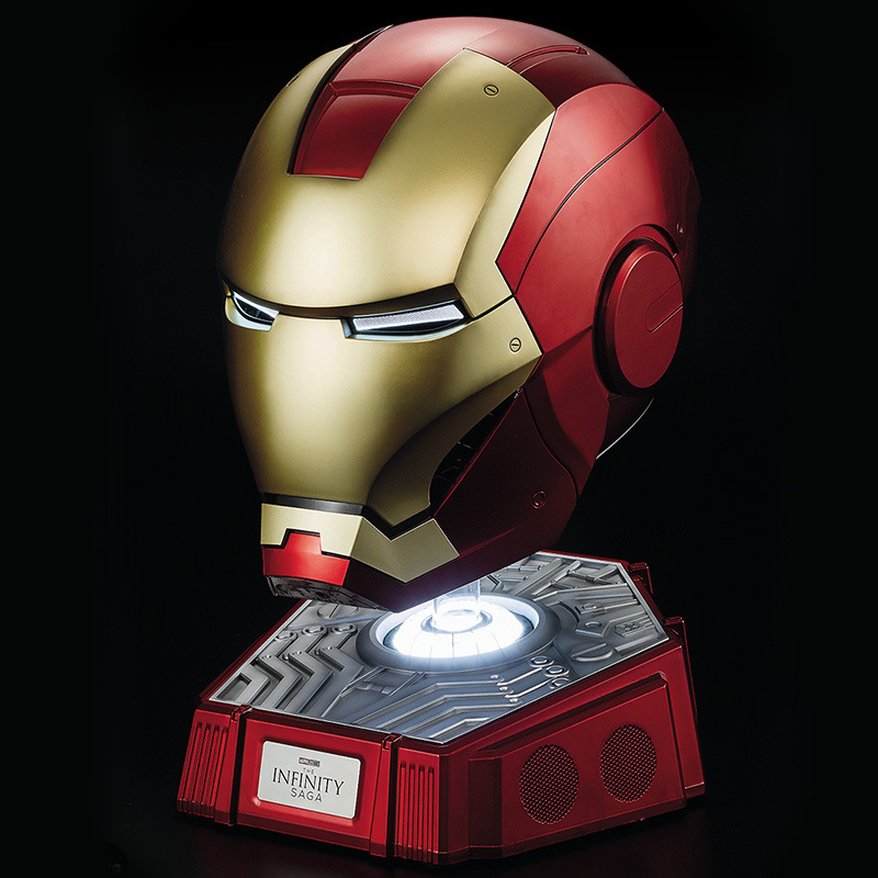 Killerbody Thousands of Mecha Iron Man Mk7 Helmet Jarvis with Bluetooth Speaker Base Set Killerbody Thousands of Mecha Iron Man Mk7 Helmet Jarvis with Bluetooth Speaker Base Set