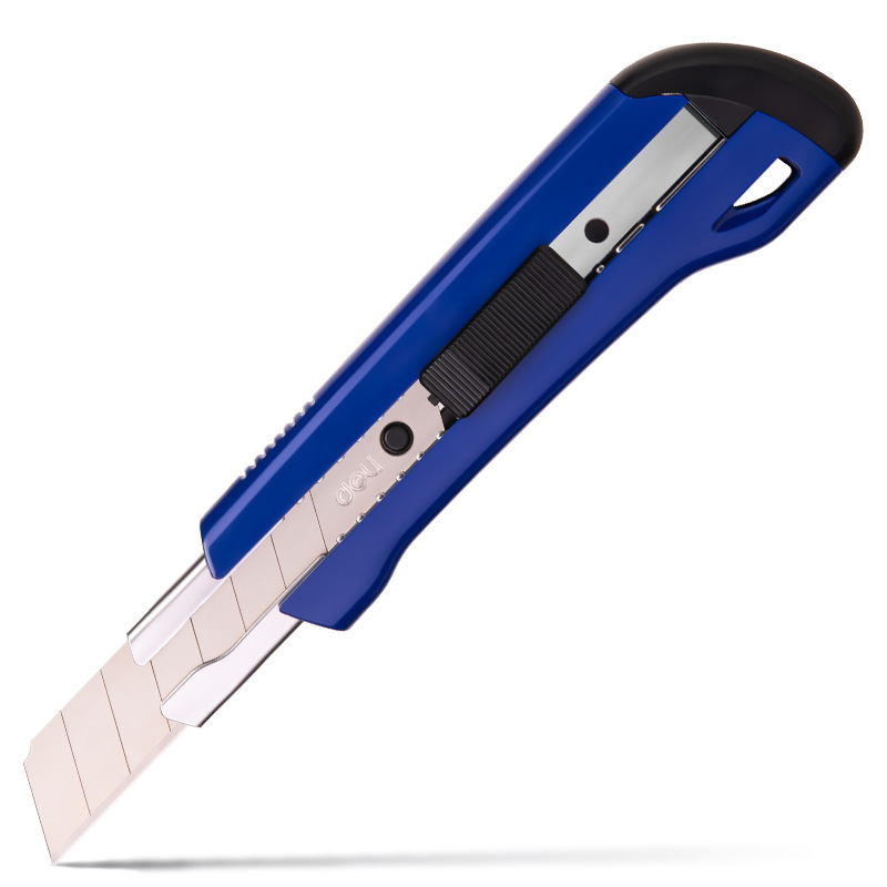 Deli 2042 cuchillo de arte grande papel pintado cuchillo de corte cuchillo hoja de metal oficina papelería logística expreso cuchillo de desembalaje