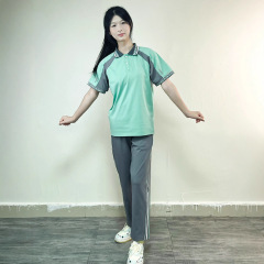 赣州统一校服小学初高中校服教育局指定短袖套装夏季透气弹性运动