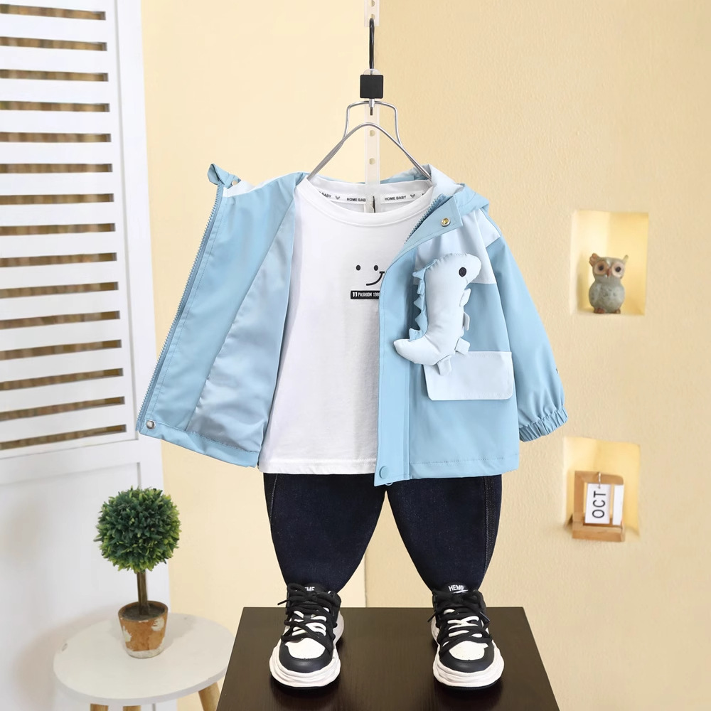 7561 cortavientos para niños para llevar chaqueta de primavera y otoño para niños 2025 nuevo estilo chaqueta casual ropa de chaqueta para niños image 4