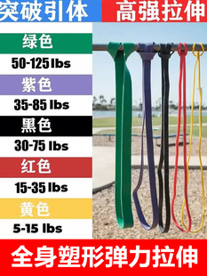 Fitness Elastic Band Resistance Band Strength Rehabilitation Sports Training Horizontal Bar Pull-Up Booster Belt Auxiliary Tension Rope