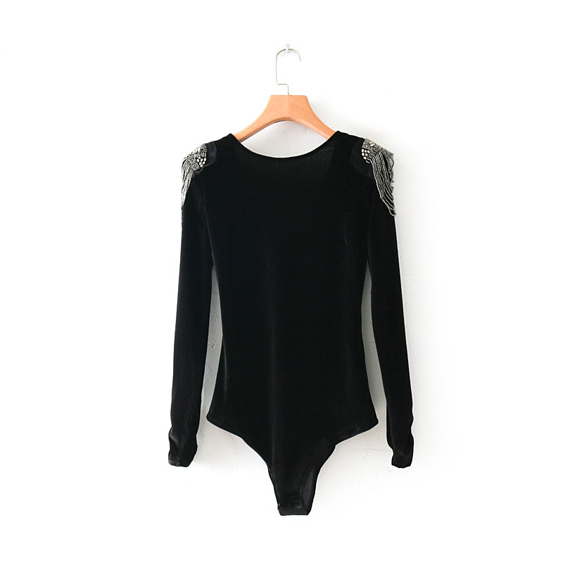 Velvet T-shirt Back View