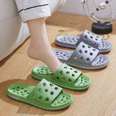 室內浴室洗澡拖鞋女防滑家用瀝水鏤空漏水酒店賓館加大碼涼拖鞋男