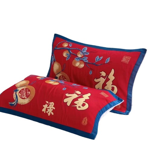 8-layer gauze cotton pillowcase for home use, adult single-use, color-woven brocade, all-season use, soft, wholesale