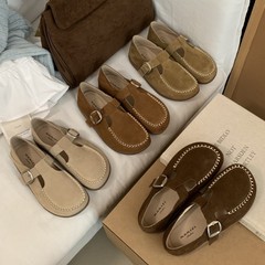 牛皮版！复古小众厚底软底乐福鞋女鞋秋季2025新款百搭单鞋豆豆鞋