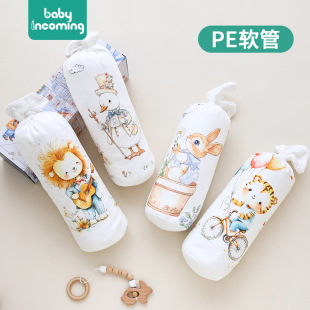 Baby Candy Pillow Baby Sleeping Cylindrical Pillow Children's High Cute Cartoon Pillow Three-dimensional Flower Gauze High Color Value