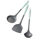 Paleta de silicona, espátula, cuchara, sartén antiadherente, pala especial, cuchara, cuchara, cuchara, kit doméstico resistente a altas temperaturas de grado alimenticio