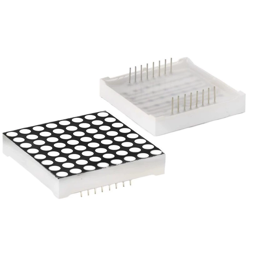 8*8 точечная Матрица светодиодная цифровая трубка 1,9/3,0/3,75/5,0 мм красная подсветка 788/1088/1588/2088