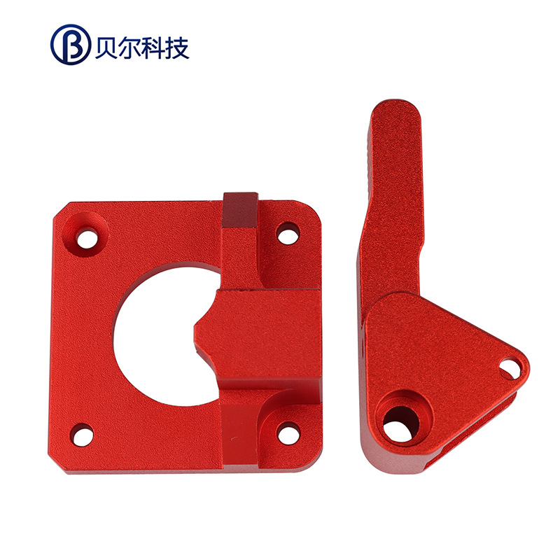Accesorios de la impresora 3D CR10S PROEnder3 Btech doble polea extrusora Kit versión mejorada Rojo