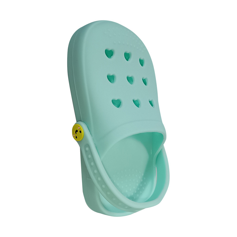 Cross-border creative children's holey shoes slippers silicone teether infant soothing toy grinding stick anti-chewing gum